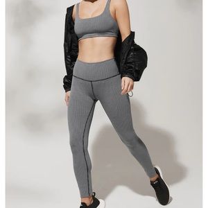 Alo Micro Houndstooth White/Black Set